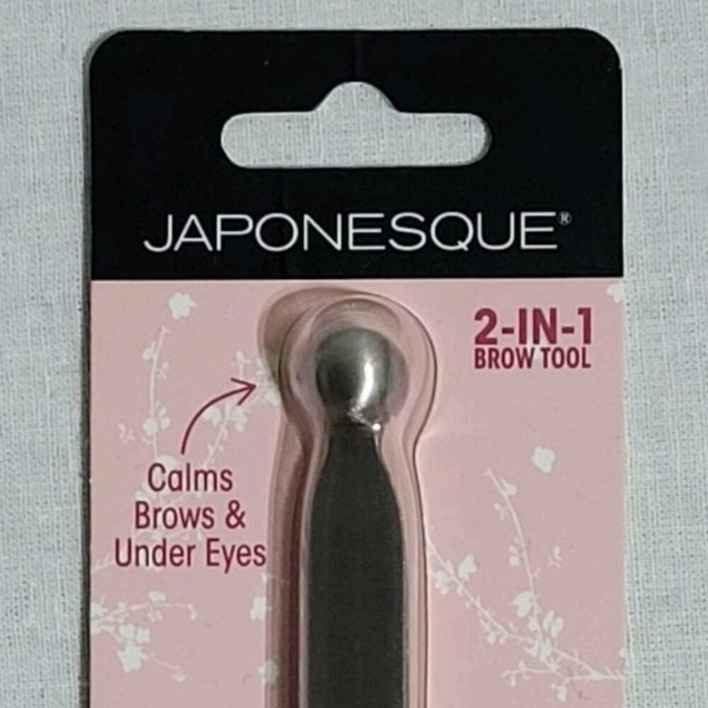 JAPONESQUE Shape & Soothe Tweezer 2-in-1 Tool Slant Tweezer - Picture 2 of 5